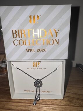 Bomb Party April Birthday Collection Necklace Lily